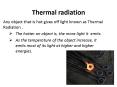 Thermal radiation PowerPoint PPT Presentation