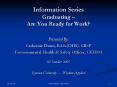 Information Series Graduating Are You Ready for Work PowerPoint PPT Presentation