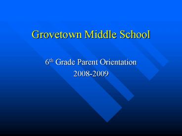Grovetown Middle School