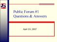 Public Forum PowerPoint PPT Presentation