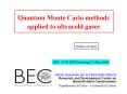 Quantum Monte Carlo methods PowerPoint PPT Presentation