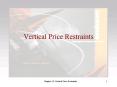 Vertical Price Restraints PowerPoint PPT Presentation
