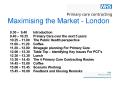 Maximising the Market London PowerPoint PPT Presentation