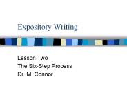 Expository Writing