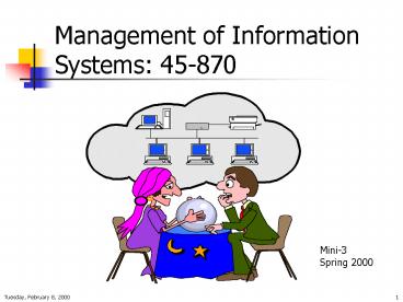 Management of Information Systems: 45870