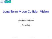 LongTerm Muon Collider Vision