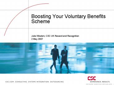 Boosting Your Voluntary Benefits Scheme