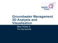 Groundwater Management 3D Analysis and Visualisation PowerPoint PPT Presentation