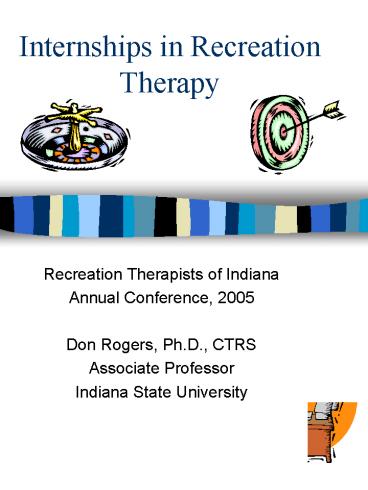 Internships in Recreation Therapy