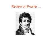 Review on Fourier