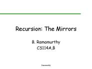 Recursion: The Mirrors