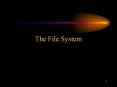 The File System PowerPoint PPT Presentation