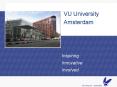 VU University Amsterdam PowerPoint PPT Presentation