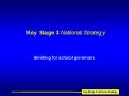 Key Stage 3 National Strategy PowerPoint PPT Presentation