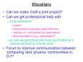 Miscellany PowerPoint PPT Presentation