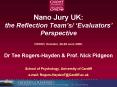 Nano Jury UK: the Reflection Teams Evaluators Perspective PowerPoint PPT Presentation