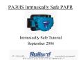 PA30IS Intrinsically Safe PAPR PowerPoint PPT Presentation