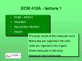 BCM 410A lecture 1 PowerPoint PPT Presentation