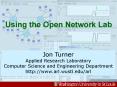 Using the Open Network Lab PowerPoint PPT Presentation