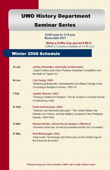 10 JanJeffrey Alexander, University of Wisconsin 