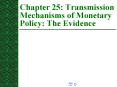 Chapter 25: Transmission Mechanisms of Monetary Policy: The Evidence PowerPoint PPT Presentation