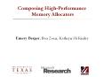 Composing High-Performance Memory Allocators PowerPoint PPT Presentation