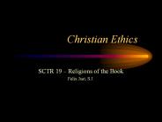 Christian Ethics