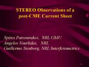 STEREO Observations of a postCME Current Sheet