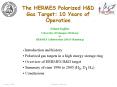 The HERMES Polarized H PowerPoint PPT Presentation