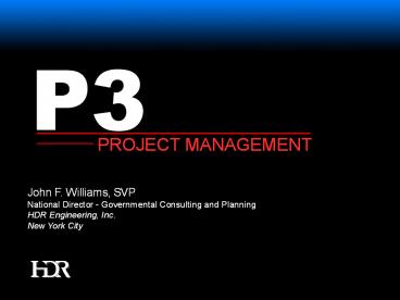 John F. Williams, SVP