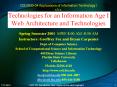 CIS 593004 Applications of Information Technology I a.k.a. Technologies for an Information Age I Web PowerPoint PPT Presentation
