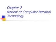 Chapter 2 Review of Computer Network Technology
