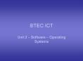 BTEC ICT PowerPoint PPT Presentation