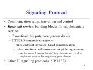 Signaling Protocol