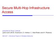 Secure MultiHop Infrastructure Access