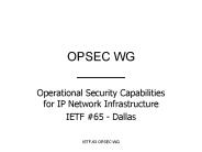 OPSEC WG _______