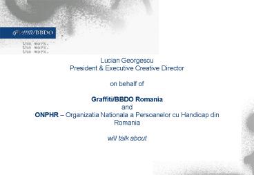 Lucian Georgescu President