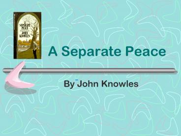 A Separate Peace
