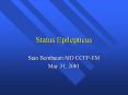 Status Epilepticus PowerPoint PPT Presentation