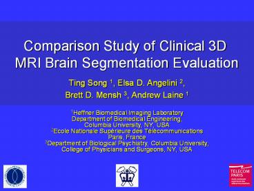 Comparison Study of Clinical 3D MRI Brain Segmentation Evaluation