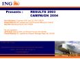 Presents : RESULTS 2003 PowerPoint PPT Presentation