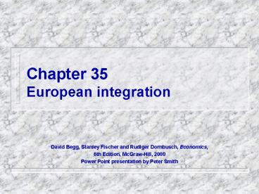 Chapter 35 European integration