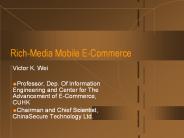 Rich-Media Mobile E-Commerce