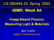 CS 39549525: Spring 2003