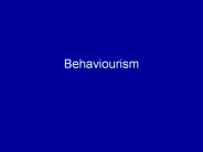 Behaviourism