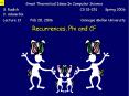 Recurrences, Phi and CF PowerPoint PPT Presentation