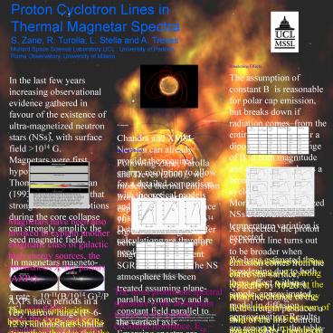 Proton Cyclotron Lines in