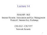 ISAKMP IKE