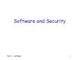 Software and Security PowerPoint PPT Presentation