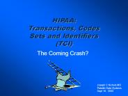 The Coming Crash